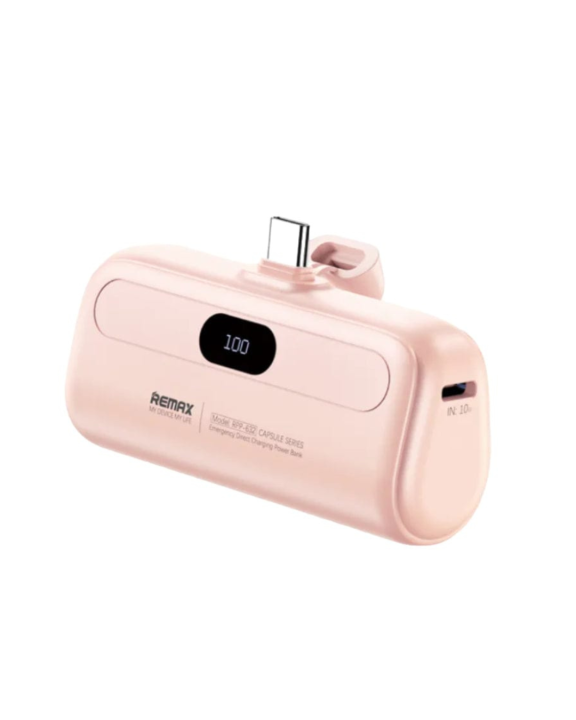 Remax Mini Power Bank 5000mAh Capsule Series 2A Type-C Emergency Direct ...