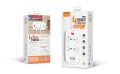 LDNIO 4 AC Outlets Universal Power Strip SC4407 Power Socket with 4 USB - UK PLUG. 