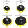【180mm 14mm hole Sand Plate】 Polishing Pad Backing Plate Sandpaper Disc Pad M10 M14 Thread For Electric Angle Grinder Wheel Sander Paper Car. 