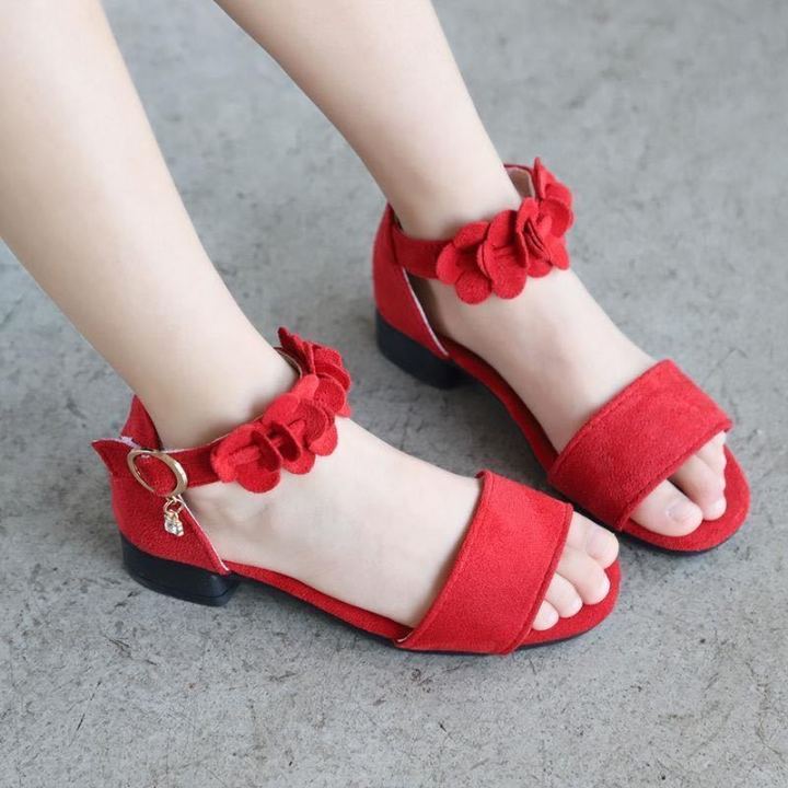 Girls%20Sandals2023New%20Little%20Girl%20Princess%20Shoes%20Children's%20Sandals%20Summer%20Medium%20and%20Large%20Children%20Western%20Style%20Parent-Child%20Student%20Shoes%20-%20Image%206