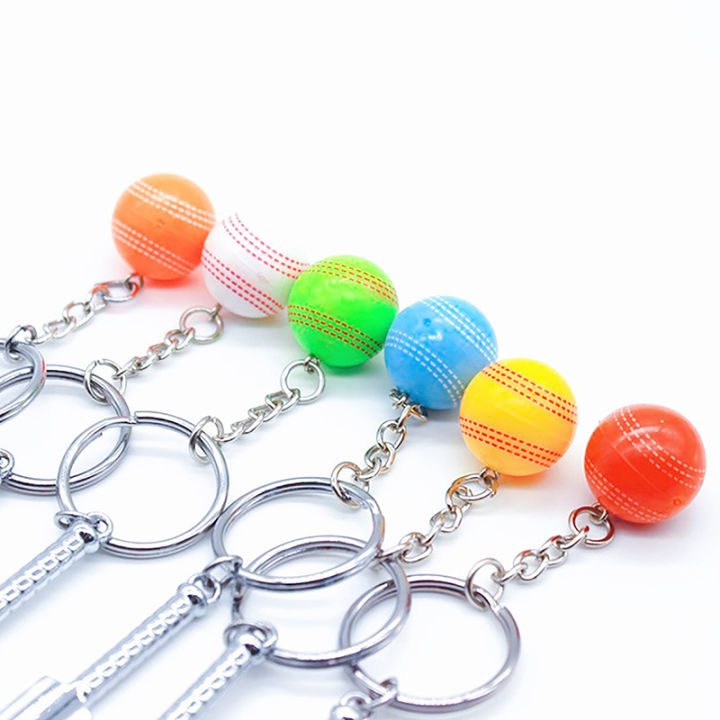 Cricket%20Keychain%20Gentleman's%20Game%20Keyring%20Sport%20Key%20Chain%20Sports%20Keyrings%20Gift%20DENGYOUZHOU%20-%20Image%205