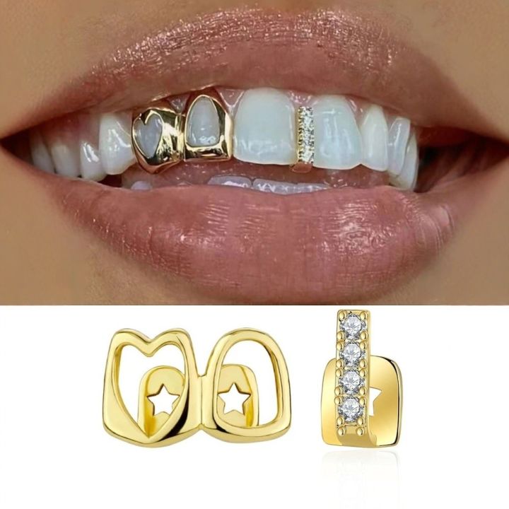 New%20Gold%20Color%20Hip%20Hop%20Tooth%20Grillz%20Hollow%20Heart%20Copper%20Dental%20Grillz%20Double%20Heart%20Shiny%20Zircon%20Teeth%20Caps%20Tooth%20Jewelry%20-%20Image%207