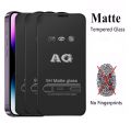 Matte Tempered Glass for iPhone 16, 16 Pro Max, 15, 15 Pro, 14, 13, 12, 11, 16 Plus, Frosted Screen Protector for iPhone 13 Mini, X, XR, XS MAX. 