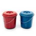 Plastic Bucket With Steel Handle. 