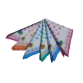 Girls handkerchief Serviette Cotton Square Towel Handkerchief  Napkin Cloth. 