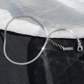 Women Fashion Thin Snake Bone Bling Chain Anklet / Adjustable Metal Bracelet Simple Design Fine Jewelry Wedding Party Gift. 