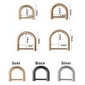 DIY Belt Handle Bag Strap Connector Shoulder Webbing Buckle Detachable Bag Loop D Ring Buckle Clasp Screw Rings Buckle. 