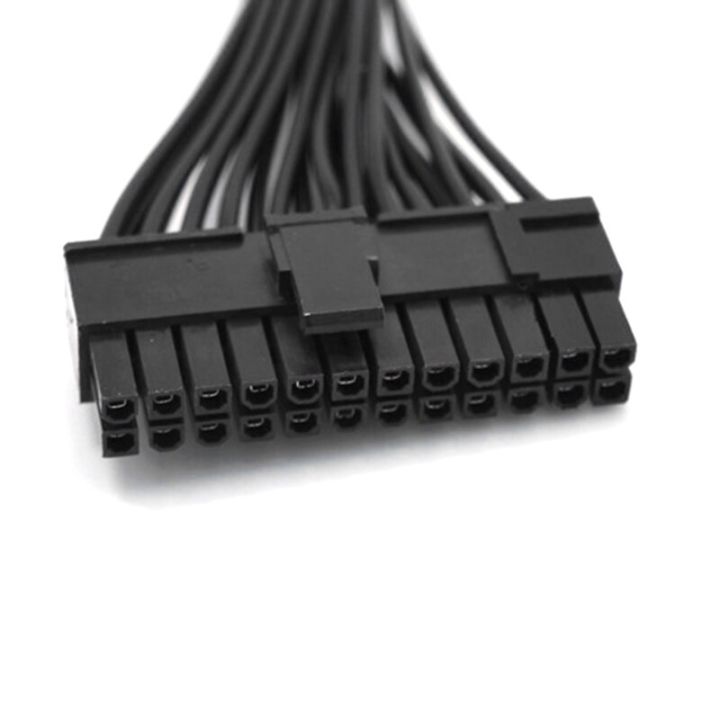 PSU%20Power%2024%20Pin%20Extension%20Cable%20for%20ATX%20Motherboard,%2024Pin%20to%2024(20+4)%20Pin%2012%20inch/%2030cm%20Black%20-%20Image%203