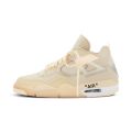 Off-White x Air Jordan 4 Retro Sail. 