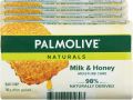 Palmolive Naturals Bar Soap, 4 Pack x 90g, Moisture Care with Natural Milk & Honey. 