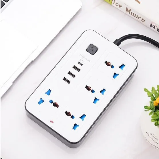 Multi%20Plug%20Wire%20Code%204%20Power%20Socket%20Extension%20With%203%20USB%20Ports%20and%20%201%20Type%20C%20%20port-%20Black%20-%20Image%203