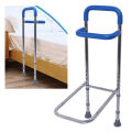 Bedside Railing Safe Stable Structure Adjustable Height Bed Rail for Elderly Adults. 
