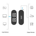 USB Printer Switch HUB 2 Port Printing Switcher Box 2 Input 1 Output Cable Splitter Two Computers Share Printer USB Adapter. 