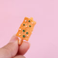 5pcs 1:12 Dollhouse Miniature Resin Food Simulation Snacks Model Accessories Kids Toys MJK. 