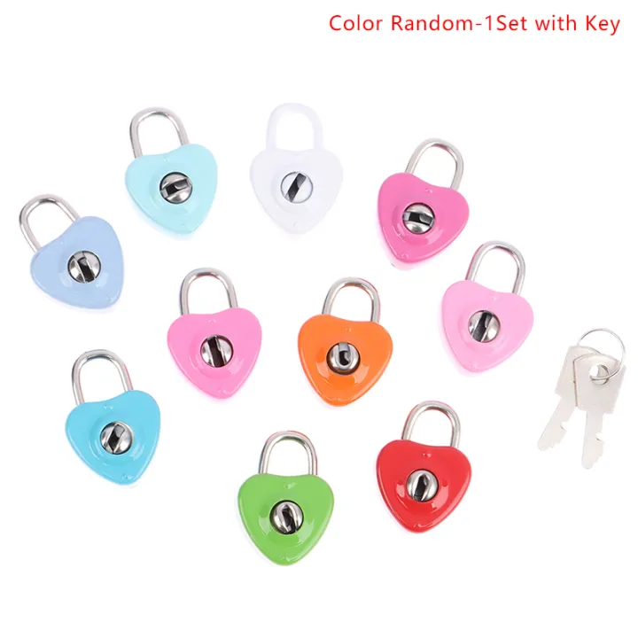 Mini%20Heart%20Shape%20Padlock%20Luggage%20Hardware%20Locks%20W/Key%20For%20Jewelry%20Box%20Suitcase%20-%20Image%207