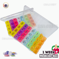 7 Days Medicine Box [Morning, Noon, Night, Backup] Weekly Medicine Organizer l Portable Medicine Tablet Dispenser l Storage Box l Travel Pill Box Container Case First Aid Box. 