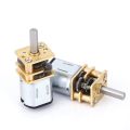 GA12 N20 DC 12V (Support 6V 3V) Mini Gear DC Motor 30 50 80 100 200 300 400 500 600 800 1000 2000 3000 4000 RPM Bracket Encoder. 