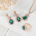 Fashion European American Jewelry Pendants Earrings Ring Sets Bridal Decoration Yao Store. 