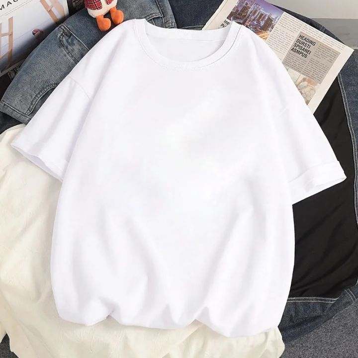 Women%20T-Shirts%20Cartoon%20Couple%20Print%20Short-sleeved%20T-shirt%20Female%20Harajuku%20with%20Style%20Couple%20Loose%20Streetwear%20y2k%20Clothes%20Tops%20-%20Image%202