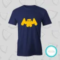Marshmello blue Tshirt  unisex  tees  designer tees  crew neck  silver white  red  blue  black. 