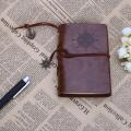 Vintage Journal Blank Diary Leather String Sketchbook Classic Notebook. 