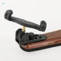 Maple Wood Violin Shoulder Rest, Violin Parts, Height Adjustable Feet. 