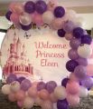 Princess Backdrops Pink Rainbow Castle Birthday Party Flowers World Poster Photographic Background Photocall Photo. 