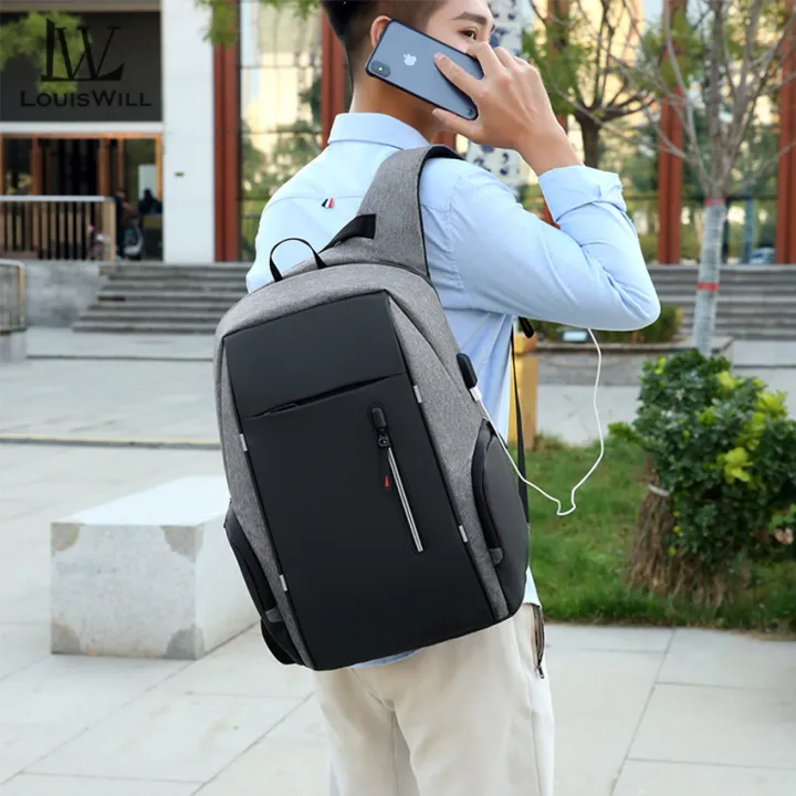 LouisWill%20Backpacks%20Men%20Laptop%20Backpacks%20Travel%20Backpacks%20Waterproof%20Bags%20College%20Backpack%20Shoulder%20Bags%20Reflective%20Strip%20Back%20Packs%20School%20Bags%20with%20USB%20Charging%20Port%20for%20Men%20-%20Image%208