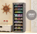 9-LAYER Shoe Rack Dustproof Cover Organizer Up to 27 Pairs Shoerack. 