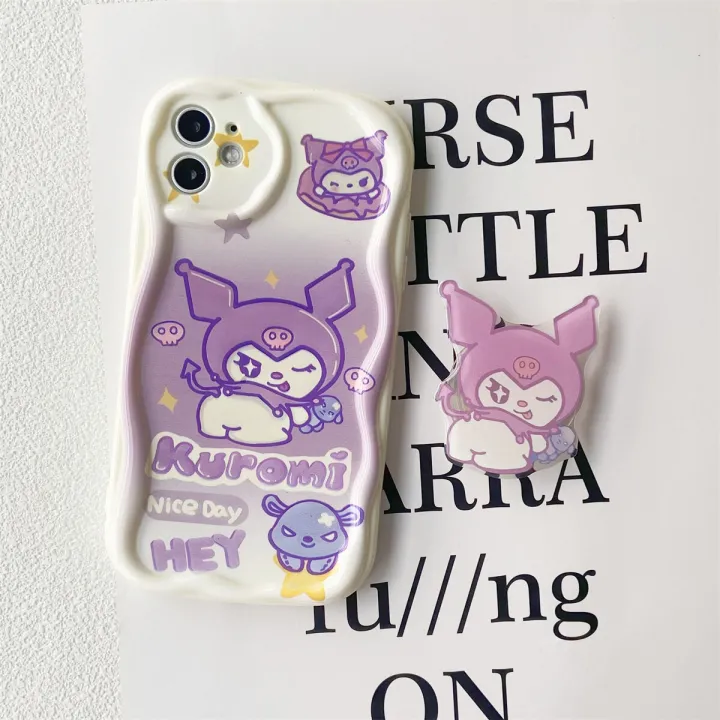 Cute%20Kuromi%20Melody%20Bracket%20Bracelet%20Phone%20Case%20For%20Realme%20C55%20C35%20C33%20C21Y%20C25Y%20C30%20C30S%20C21%20C11%202021%20C20%20C15%20C12%205%206%207%20Pro%205I%206I%205S%206S%207i%208%205G%20Soft%20Back%20Cover%20Shockproof%20Full%20Protection%20Cartoon%20Silicone%20TPU%20Camera%20Protective%20-%20Image%203