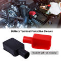 Battery Terminal Covers Easy to Wear Positive Negative Top Post Protection Covers. 