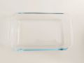 Baking Dish 1L Pyrex Glass High Boron Heat Resistant Glass Cake Plate Oven Bakeware Dessert Dish​ Kitchenware. 