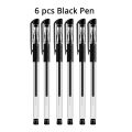 Work Gel Pen Set School supplies Black Blue Red ink Color 0.5mm Ballpoint pen Students School Office Stationery. 