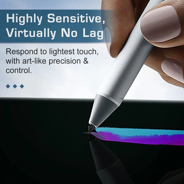 For%20Microsoft%20Surface%20Go%20Pro7/6/5/4/3%20Electronic%20Pen%20Touch%20Capacitance%20Pen%204096%20Levels%20of%20Pressure%20with%20Tip%20Extractor+Tip%20-Black%20-%20Image%203