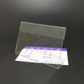 30Pcs 6x4cm Acrylic Shelf Label Holder Price Tags Premium Plastic Transparent Price Tag With Price Card L-Type Price Tag. 