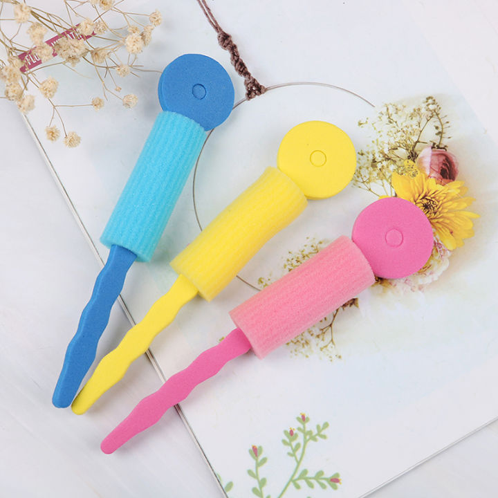 3Pcs Soft foam sponge DIY styling hair rollers rods hairstyling curler SEVICH