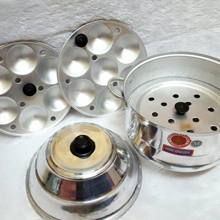 Aluminium%20Idli%20Make%20Idly%20Steamer%20Cooker%20with%202%20Idly%20Plates%20(13%20idly%20Cavity)%20-%20Medium%20-%20Image%203