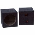 1Pair 6.5-Inch Universal Sealed Subwoofer Boxes for Car Music Pair. 