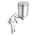 F-75G Spray Gun, Professional Gravity Feed Air Spray Paint Gun with 400cc Capacity Aluminum Cup. 