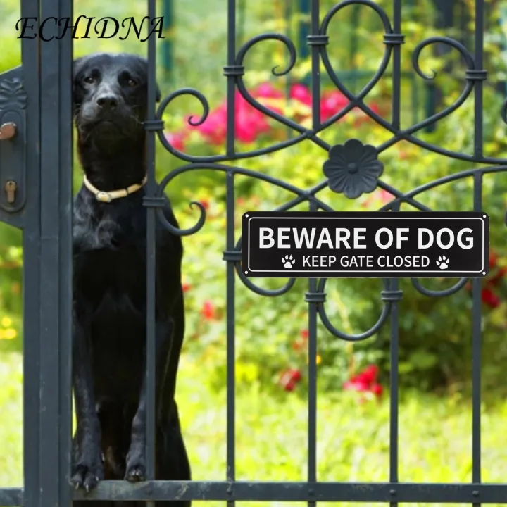 Beware%20of%20Dog%20Sign%20Beware%20Dog%20Sign%20Paw%20Print%20Gate%20Closed%20Durable%20Aluminum%20Warning%20Home%20Outdoor%20Outdoor%20Dog%20Sign%20-%20Image%2010