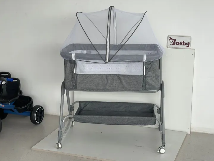 Modern%20Newborn%20Cot%20Portable%20Infant%20Bedside%20Sleeper%20Foldable%20Cradle%20Bed%20Crib%20Swing%20Baby%20Bassinet%20%7CAT%200552%20%7CBlackito%20-%20Image%204