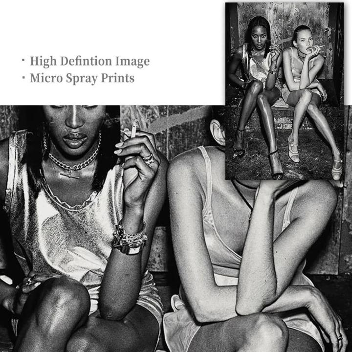 Top%20Model%20Naomi%20Campbell%20Kate%20Moss%20Smoking%20Poster%20Prints%20Wall%20Art%20Fashion%20Girls%20Iconic%20Celebrity%20Canvas%20Painting%20for%20Home%20Decor%20-%20Image%205