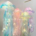 Jellyfish Lamp Night Lights Color Hanging Decoration Portable Lamp Home Bedroom Decoration Lantern Built-in Battery Lamp. 