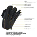 EsoGoal T-actical Molle Pouch Compact Utility Gadget Belt Waist Bag Pack Pocket Organizer with Cell P-hone Mobile P-hone H-olster Holder. 