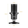 Godox EM68 USB Cardioid Microphone Mini Desktop Recording Mic with RGB Breathing. 