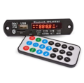 Bluetooth Mp3 Player Car Fm Mp3 Kit 5V DC LED Wireless Remote Control Audio Module Support AUX TF USB FM Radio For Car. 