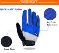 Yoomee 1 Pair Outdoor Men's Full Finger Cycling Gloves Mountain Bike Motorcycle Gloves Long Finger Bicycle Gloves. 