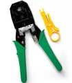 Networking Tool Crimping Tool 3 in 1 Wire Network Cable Crimper Cable Cutter Plier Cable Stripper Wire Stripper Crimp PC Crimping Tool Computer Networking Plier RJ45 RJ11. 