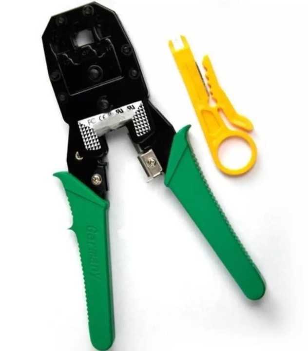 Networking Tool Crimping Tool 3 in 1 Wire Network Cable Crimper Cable Cutter Plier Cable Stripper Wire Stripper Crimp PC Crimping Tool Computer Networking Plier RJ45 RJ11
