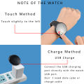 D18 Pro Smart Watch USB Charging Bluetooth Messages Reminder Sports Heart Rate Monitor Fashion Bracelet of Men for Android IOS. 